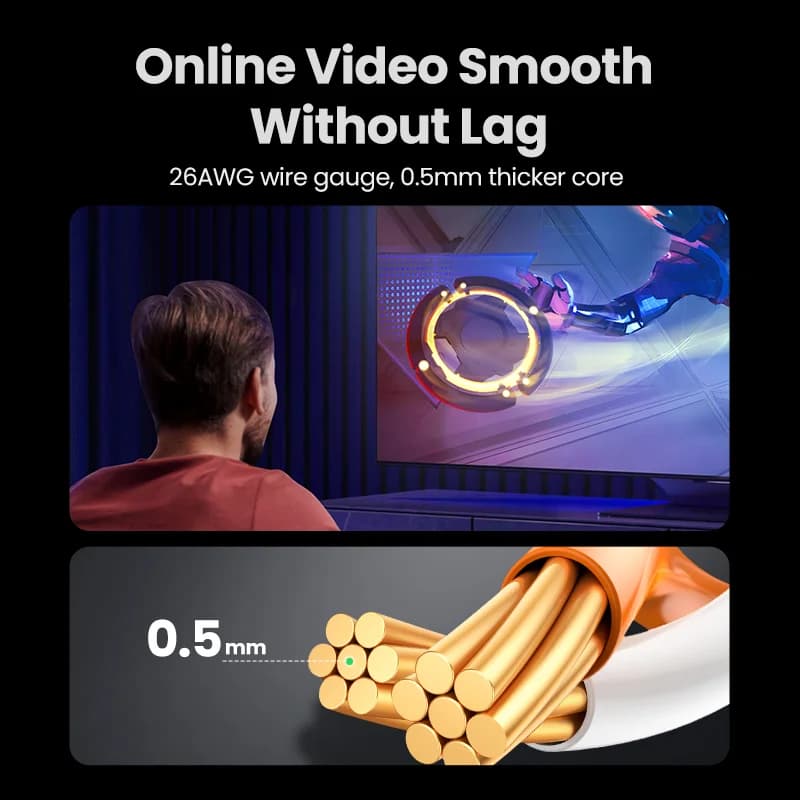 Ethernet kabel Cat6, Gigabit, stíněný