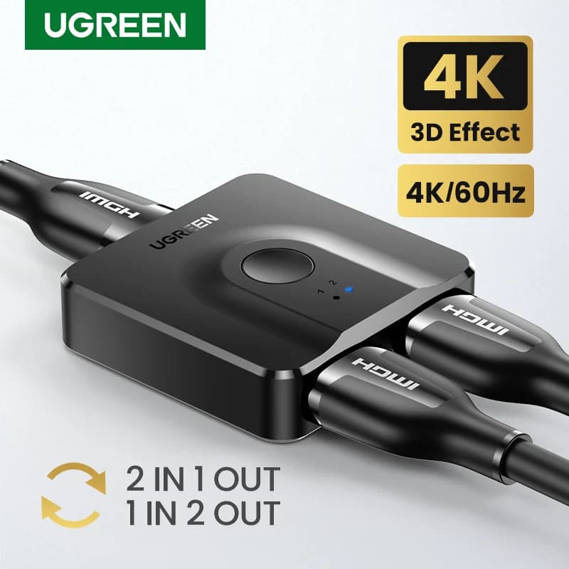 Obousměrný 4K HDMI rozbočovač a přepínač