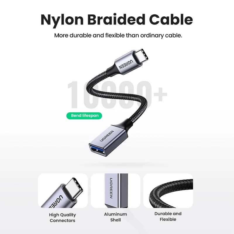 USB-C na USB 3.0 OTG datový adaptér