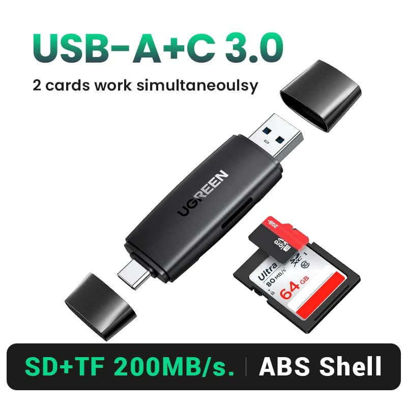 Čtečka karet USB 3.0 pro SD a Micro SD karty