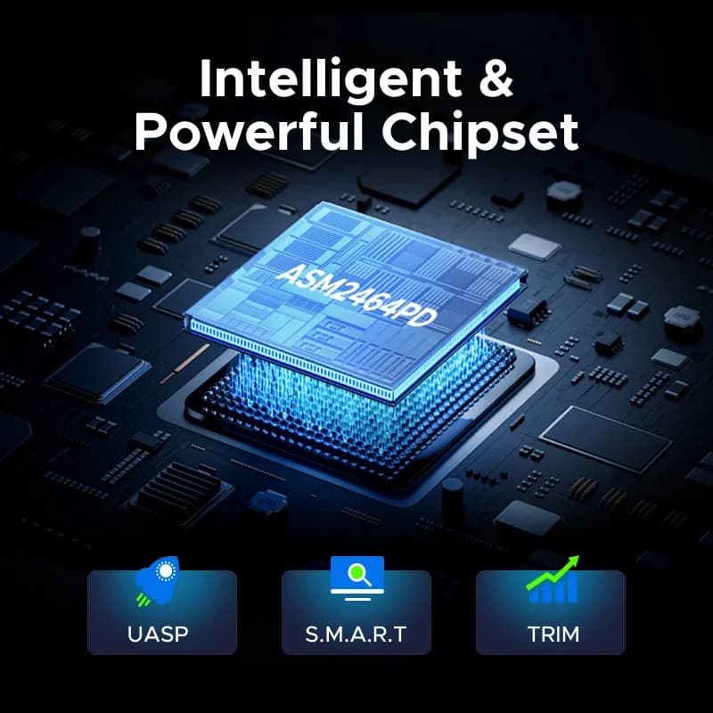 Kryt USB4 M.2 NVMe SSD, 40Gbps, Thunderbolt