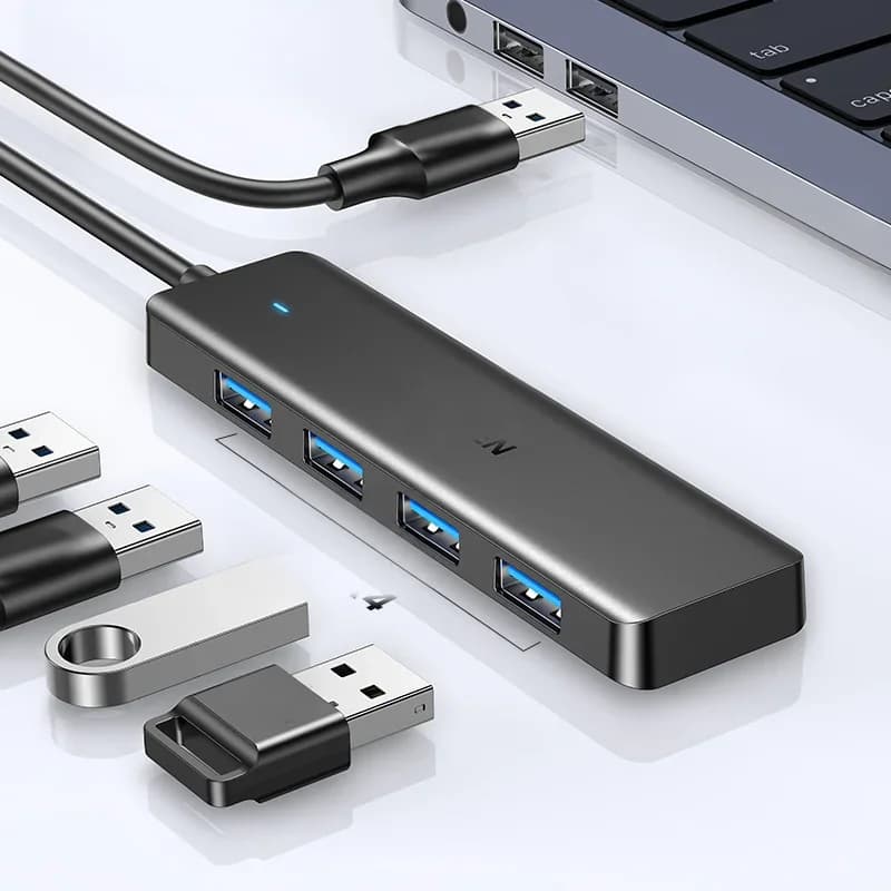 Hub USB 3.0 & USB-C se 4 porty
