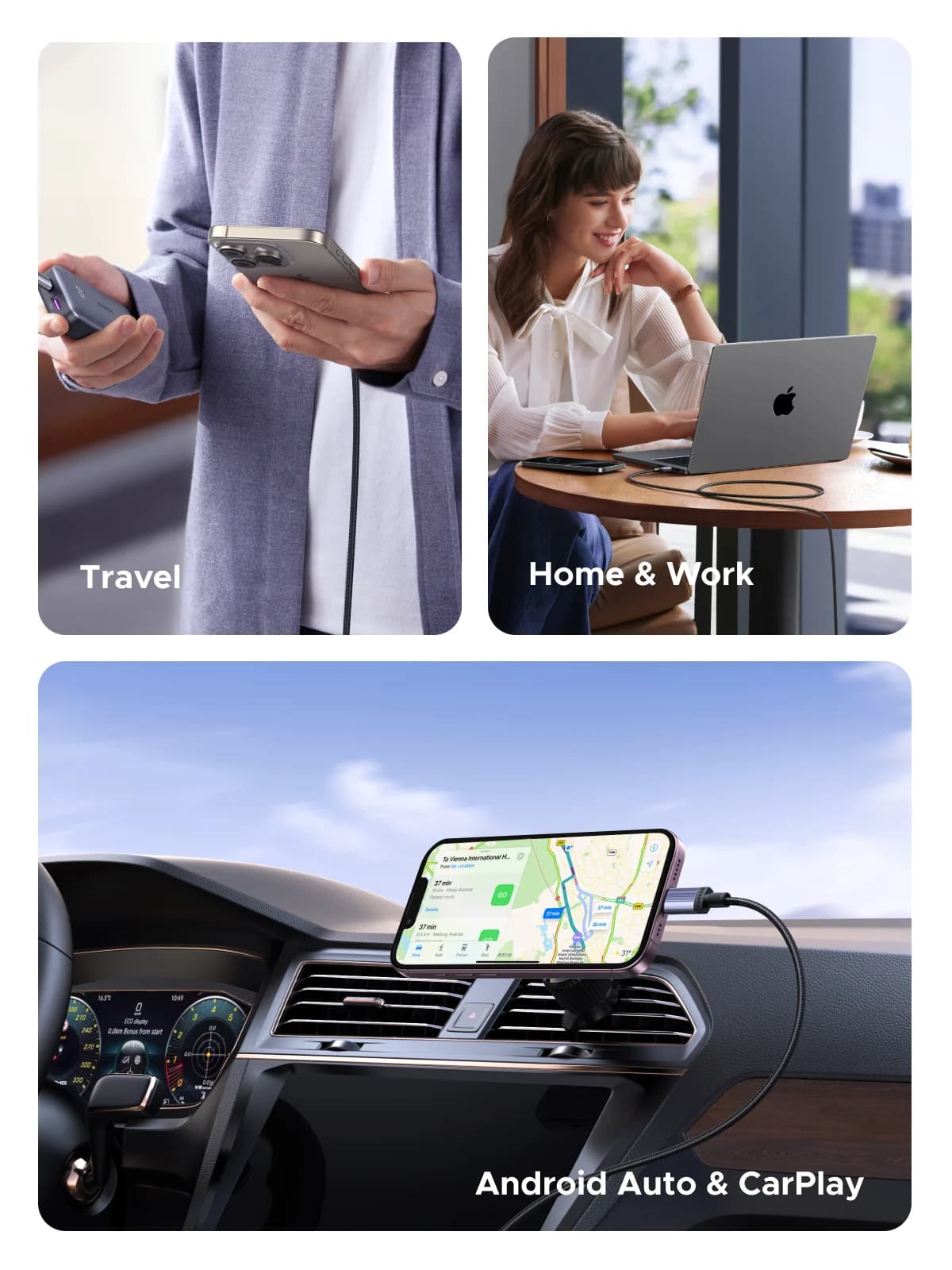 Kabel USB-C 100W, rychlé nabíjení, 5A